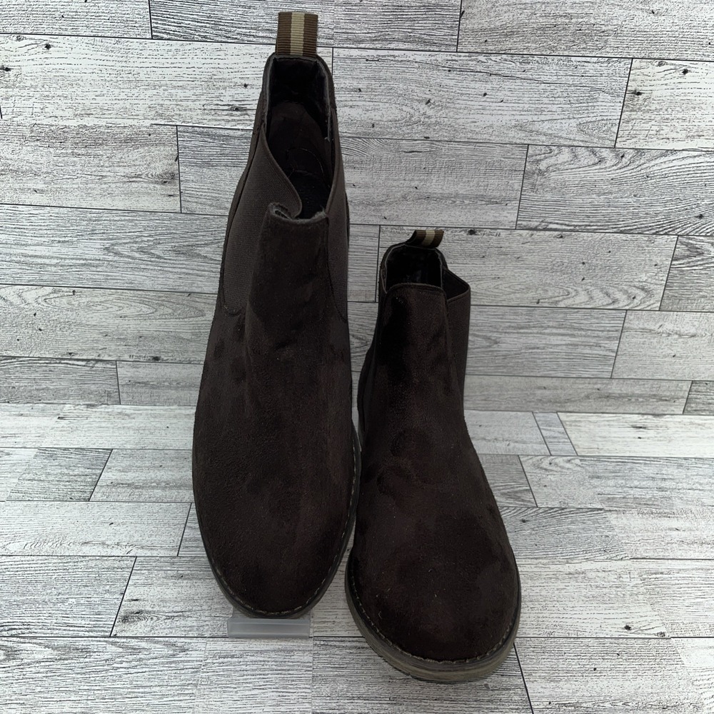 Patrizia By Spring Step Ahana Brown Suede Ankle Boots Women Size EU 39 US 8.5‎